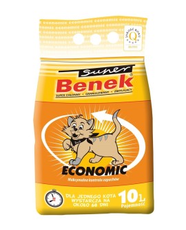 CERTECH Super Benek Economic - żwirek dla kota zbrylający 10l