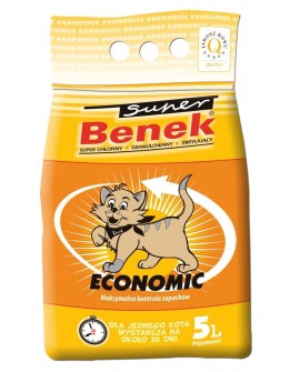 CERTECH Super Benek Economic - żwirek dla kota zbrylający 5l