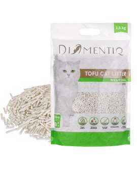 DIAMENTIQ Żwirek Tofu zbrylający 2,5 kg NATURALNY