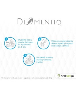 DIAMENTIQ Neutral - żwirek neutralny - 30 l