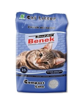 SUPER BENEK Compact Bryza Morska- żwirek bentonitowy - 25 l