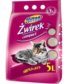 HILTON Compact Trawa - bentonitowy żwirek dla kota - 5 l