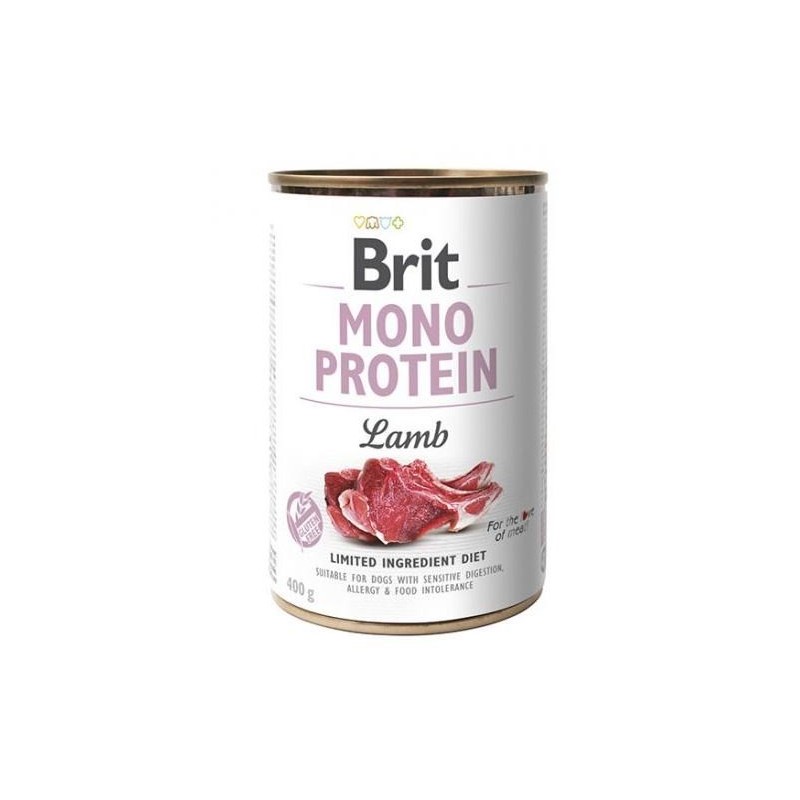 BRIT Mono Protein jagnięcina - mokra karma dla psa - 400 g