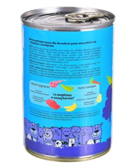 DOLINA NOTECI Superfood z cielęciną i jagnięciną - mokra karma dla psa - 400g