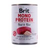 BRIT Mono Protein Beef&Rice - mokra karma z wołowiną i ryżem dla psów dorosłych - 400 g