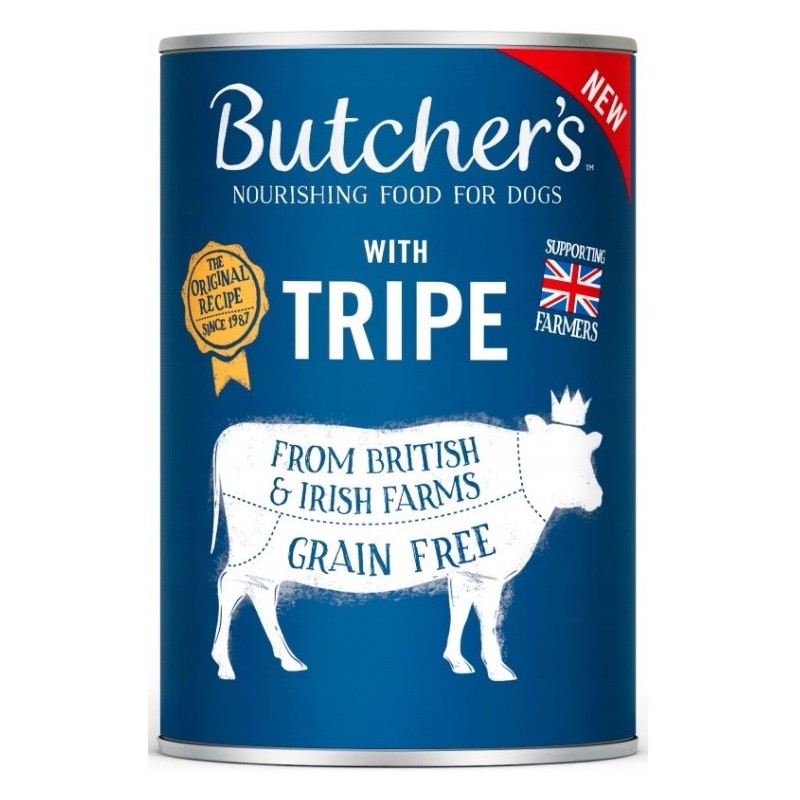BUTCHER'S Original Tripe Mix Pasztet ze żwaczem - mokra karma dla psa - 1200 g