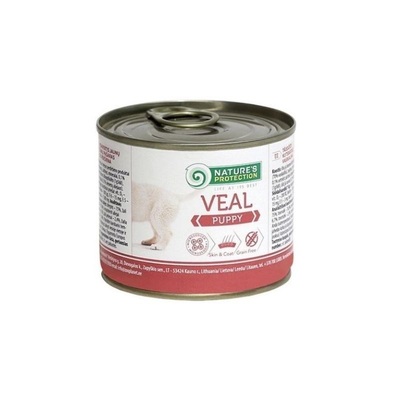 Nature's Protection Puppy Veal 200g dog food