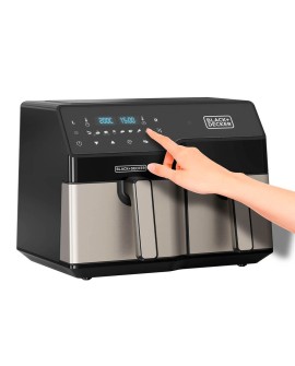 Frytkownica beztłuszczowa Black+Decker Dual Basket BXAF9000E