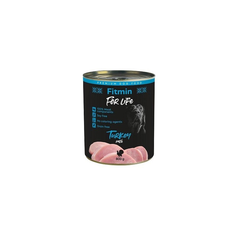 FITMIN for Life Indyk - mokra karma dla psa - 800 g