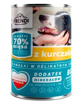 Frendi puszka dla psa z kurczakiem w sosie 400 g