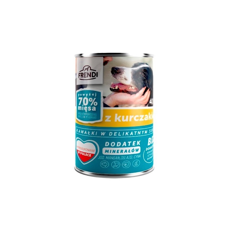 Frendi puszka dla psa z kurczakiem w sosie 400 g