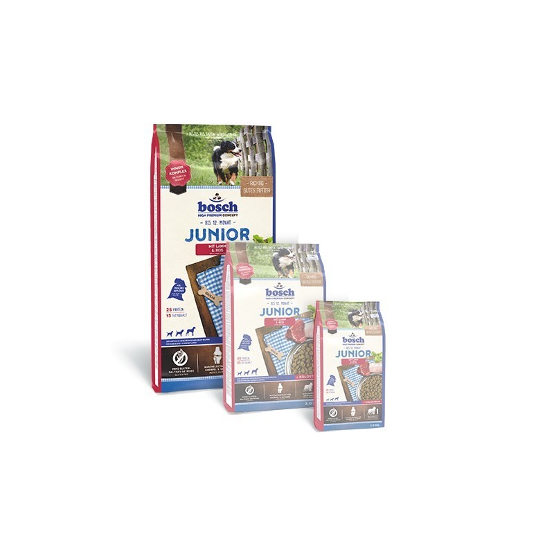 BOSCH Junior Lamb & Rice - sucha karma dla psa - 15 kg