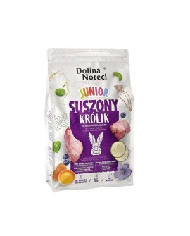DOLINA NOTECI Premium Junior Suszony Królik - sucha karma dla psa - 4 kg