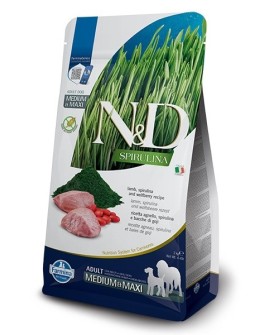 FARMINA N&D Spirulina Lamb Adult Medium&Maxi - sucha karma dla psa - 7 kg