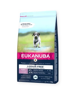 EUKANUBA Szczenie duża rasa bez zbóż ryba oceaniczna - sucha karma dla psa - 3 kg