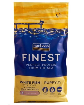 Fish4Dogs Finest Ocean z białą rybą Puppy (S) 6kg