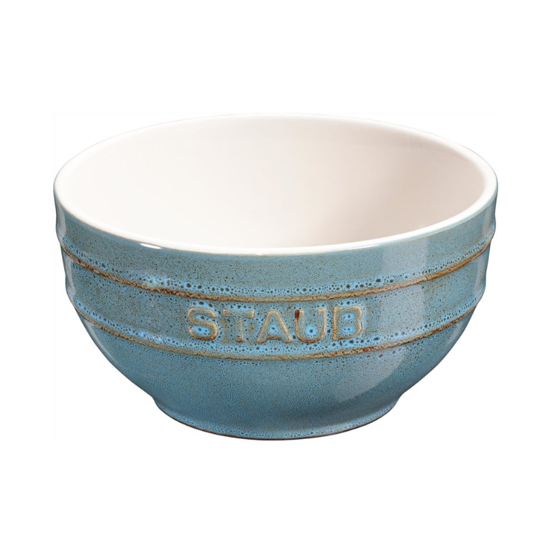 Zestaw 4 misek okrągłych STAUB 40508-147-0 - antyczny turkusowy 14 cm