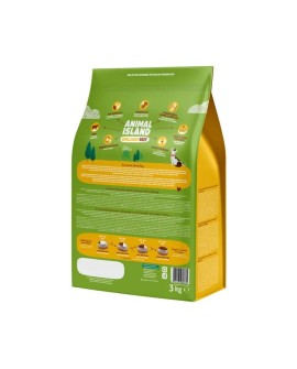 ANIMAL ISLAND Wołowina - Karma sucha dla psów - 3kg