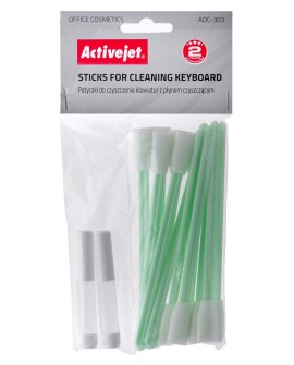 Activejet AOC-303 Patyczki do czyszczenia klawiatur bawełniane, 12 sztuk w opakowaniu.