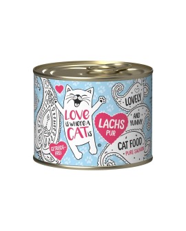 Love is where a cat is® z czystym łososiem 190g