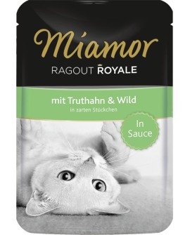 MIAMOR Ragout Royale smak: indyk z dziczyzną w sosie - saszetka 100g