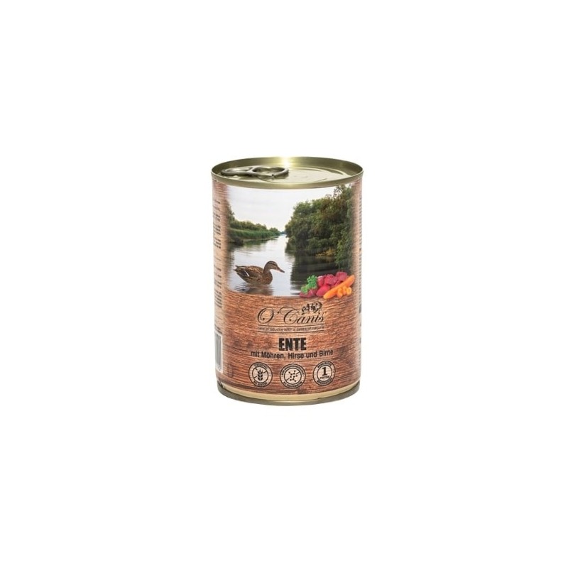 O'CANIS Kaczka, proso, marchew - mokra karma dla psa - 400 g