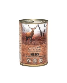 O'CANIS Jeleń z kaszą gryczaną - mokra karma dla psa - 400 g