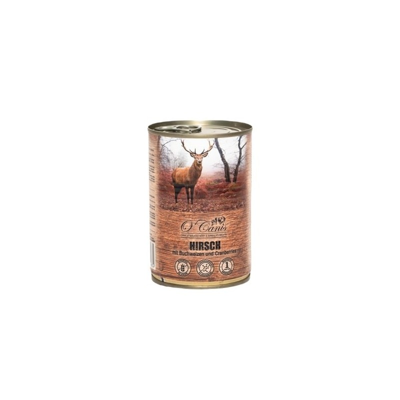 O'CANIS Jeleń z kaszą gryczaną - mokra karma dla psa - 400 g