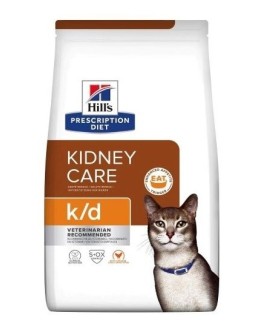 Hill's Prescription Diet Feline k/d Kidney Care - sucha karma dla kotów z chorobami nerek - 3 kg