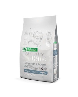 Nature's Protection White Dogs Grain Free Białoryba Adult Small and Mini Breeds 1.5kg