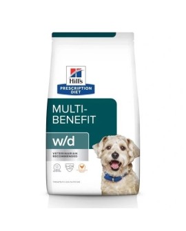 HILL'S Prescription Diet w/d Multi-Benefit - sucha karma dla psa - 10 kg