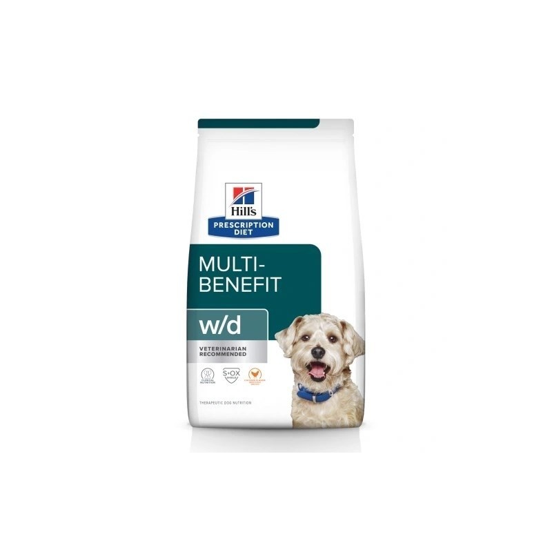 HILL'S Prescription Diet w/d Multi-Benefit - sucha karma dla psa - 10 kg