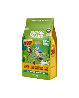 ANIMAL ISLAND Wołowina - Karma sucha dla psów - 12kg