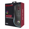 Marvo M358 Mysz przewodowa, czarna, 7200DPI, EOL