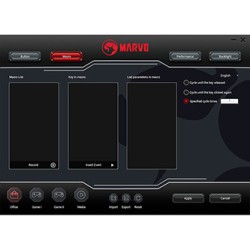Marvo M358 Mysz przewodowa, czarna, 7200DPI, EOL