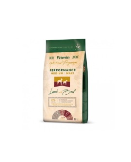 FITMIN medium maxi performance jagnięcina z wołowiną - sucha karma dla psa - 12kg