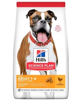 Hill's SP light medium adult, chicken ,dla psa 2.5 kg