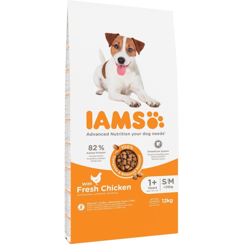 IAMS Vitality Adult Small Medium - sucha karma dla psa - 12 kg