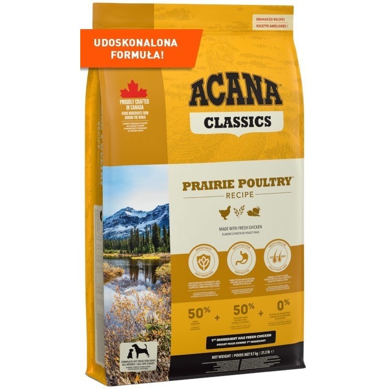 ACANA Classics Prairie Poultry - sucha karma dla psa - 9,7 kg