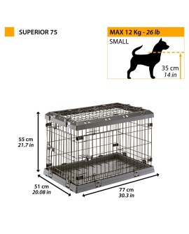 FERPLAST Superior 75 - klatka dla psów - 77 x 51 x 55 cm