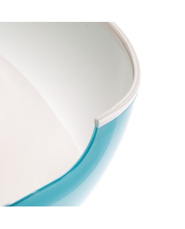 FERPLAST Glam Large - miska do pojenia dla zwierząt 1,2l, błękitna