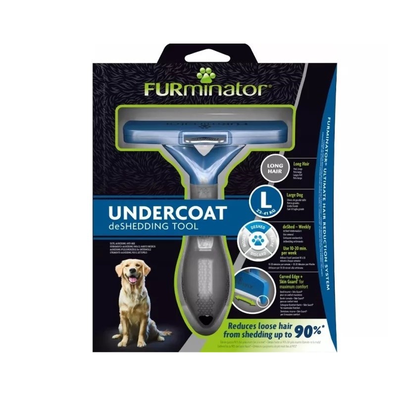 FURminator - furminator dla psów długowłosych - L