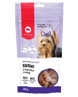 MACED Sushi z kaczką i rybą - przysmak dla psa - 60 g