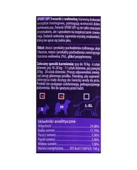 MACED Sport Up! Trenerki z wołowiną - przysmak dla psa - 300 g