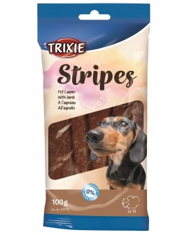 TRIXIE Stripes Paski z jagnięciny - przysmak dla psa - 100 g