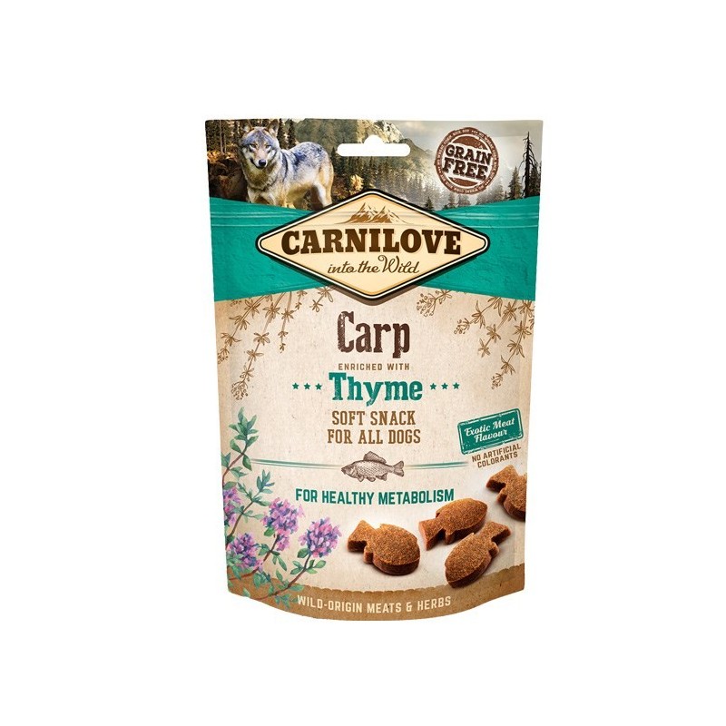 CARNILOVE Przysmak SOFT Karp i tymianek - przysmak dla psa - 200g