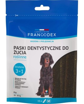 FRANCODEX Paski do gryzienia M na brzydki zapach z pyska 352,5 g/15 szt