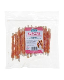 PETITTO Pałeczki owinięte kurczakiem 500G