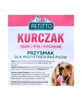 PETITTO Krążki z rybą i kurczakiem 500G