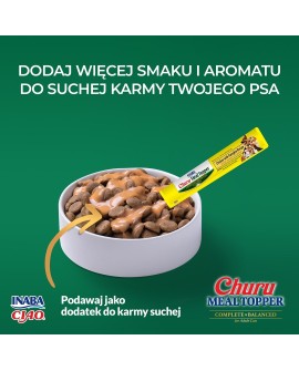 INABA MEAL TOPPER Kurczak z dynią - pies 4x14g